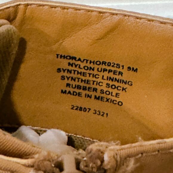 Steve Maden Thora Nylon Lace Up Chunky Combat Lug Boots Gorpcore Tan Size 9 NWT - Picture 9 of 12